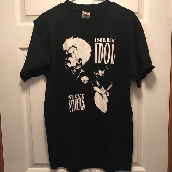 Billy Idol Cross It Out Black Children/'s T-Shirt